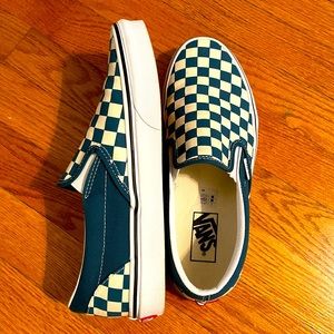 Vans checkerboard classic slip-ons